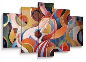 Kép - Zenei absztrakt (150x105 cm)