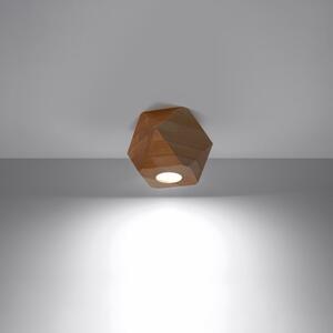 Natúr színű mennyezeti lámpa 12x12 cm Vige – Nice Lamps