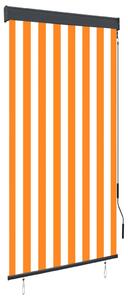 VidaXL fehér és narancssárga kültéri roló 80 x 250 cm