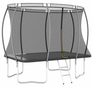 VidaXL négyszögű trambulinszett 274 x 183 x 76 cm 150 kg