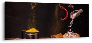 Kép - Fűszerek mozgásban (120x50 cm)