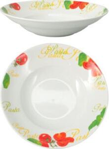 TÁNYÉR MÉLY PORCELÁN MINTÁS ÁTM.:27CM