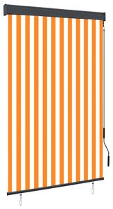 VidaXL fehér és narancssárga kültéri roló 120 x 250 cm