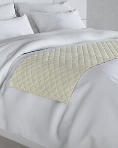 Bársony futó ágytakaró hotel 60x200cm termék színe krém szövet fényes, welwet