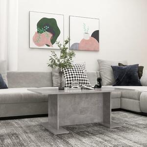 Betonszürke szerelt fa dohányzóasztal 103,5 x 60 x 40 cm