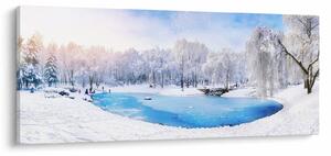 Kép - Jeges tó (120x50 cm)