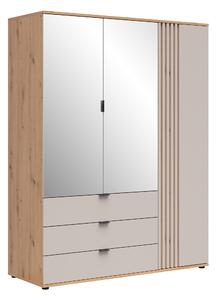 Ruhásszekrény Brevas 2 (kasmír + artisan tölgy)