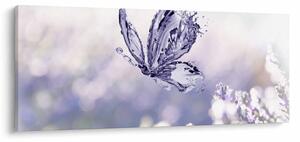 Kép - Pillangó és levendula (120x50 cm)