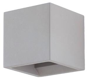 Fali Lámpa Lindby, Jayden, dimmable, Szürke, Folyosó, Gipsz / Agyag, Modern