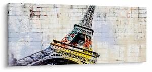 Kép - Az Eiffel-torony digitális művészete (120x50 cm)