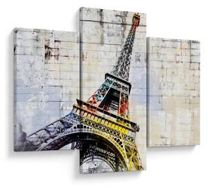 Kép - Az Eiffel-torony digitális művészete (90x60 cm)