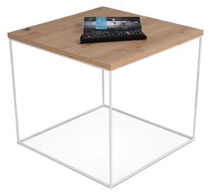 ELEAN dohányzóasztal - fehér/artisan tölgy