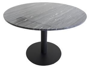 Asztal Dallas 175, 75cm, Fekete, Fekete márvány