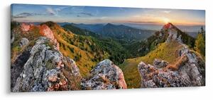 Kép - Hegyi táj (120x50 cm)