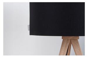 Tripod Wood fekete asztali lámpa - Zuiver
