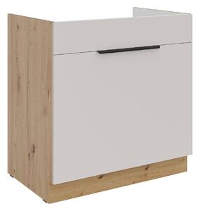 Moduláris mosogatószekrény fiókkal Sole 152, 80x52cm, Laminált forgácslap