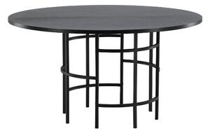 Asztal Dallas 243, 74cm, Fekete