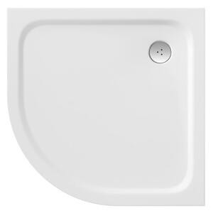 Alacsony zuhanytálca negyedkör alakú Ravak 90x90 cm öntött márvány XA247701010