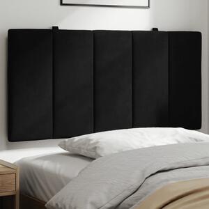 VidaXL fekete bársony fejtámla párna 100 cm