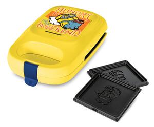 Berlingerhaus Szendvicssütő cserélhető sütőlapokkal Minions Collection 600W (BH/9937MN)