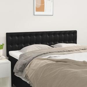 VidaXL 2 db fekete műbőr fejtámla 72 x 5 x 78/88 cm
