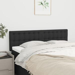 VidaXL 2 db fekete szövet fejtámla 72 x 5 x 78/88 cm
