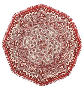 Szőnyeg MEZITILI Piros ø 120 cm Pamut