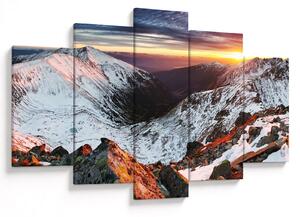 Kép - Téli hegyi panoráma (150x105 cm)