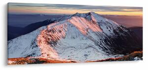 Kép - Téli hegyi panoráma II. (120x50 cm)
