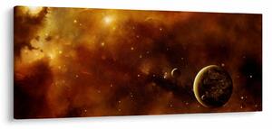 Kép - Bolygók köddel (120x50 cm)