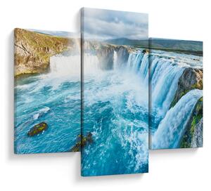 Kép - Godafoss vízesés (90x60 cm)