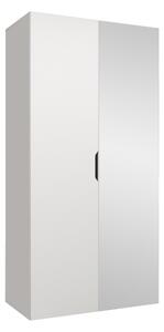 Gardróbszekrény Hartford 510, Laminált forgácslap, 202x100x50cm, Fehér