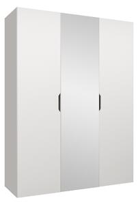 Gardróbszekrény Hartford 512, Laminált forgácslap, 202x150x50cm, Fehér