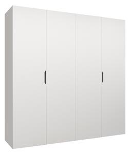 Gardróbszekrény Hartford 513, Laminált forgácslap, 202x200x50cm, Fehér