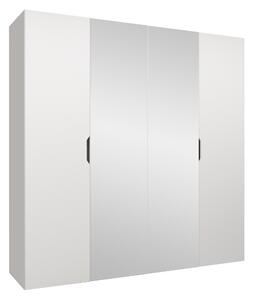 Gardróbszekrény Hartford 514, Laminált forgácslap, 202x200x50cm, Fehér