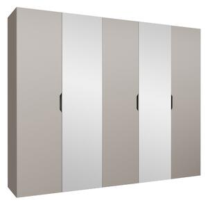 Gardróbszekrény Hartford 516, Laminált forgácslap, 202x250x50cm, Kasmír