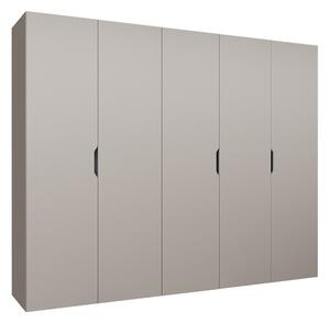 Gardróbszekrény Hartford 515, Laminált forgácslap, 202x250x50cm, Kasmír