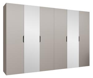 Gardróbszekrény Hartford 518, Laminált forgácslap, 202x300x50cm, Kasmír