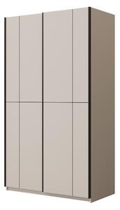 Gardróbszekrény Austin 369, Laminált forgácslap, 210x120x60cm, Kasmír