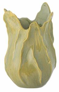 Zöld kőedényváza Bloomingville Bastien 29,5 cm