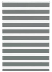 VidaXL zebrafüggönnyel sötét szürke szövetszélesség 95,9 cm poliészter