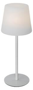 Újratölthető asztali lámpa fehér LED-del és dimmerrel IP54 - Jude