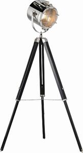 Endon loft modern állólámpa nautical matt fekete polírozott nikkel endeh-nautical-fl