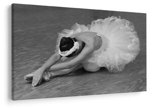 Kép - Balerina, fekete-fehér (90x60 cm)