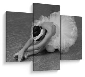 Kép - Balerina, fekete-fehér (90x60 cm)