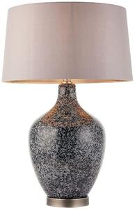 Endon glamour modern asztali lámpa ilsa sötét szürke menta nikkel end79842