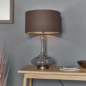 Endon glamour modern asztali lámpa caia antracit ón füstös end79835