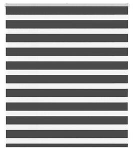 VidaXL zebrafüggönnyel fekete szövetszélesség 125,9 cm poliészter