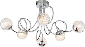 Endon glamour klasszikus modern mennyezeti lámpa auria króm end76349