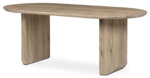 Étkezőasztal, 200x100x76 cm, MDF lap, 3D dekor tölgy san remo